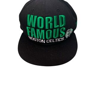 Boston Celtics NBA Black and Green Cap
